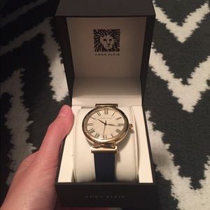 Genuine Leather Anne Klein Watch